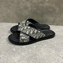 DIOR ALIAS SANDALS BLUE OBLIQUE - (EU42 / UK8)