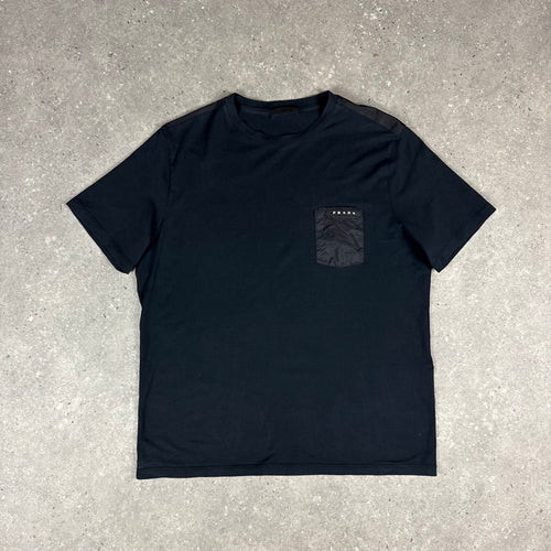 PRADA NYLON POCKET T-SHIRT - (FITS M/L)
