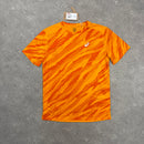 ASICS ALL OVER T-SHIRT YAMABUKI ORANGE / BLACK