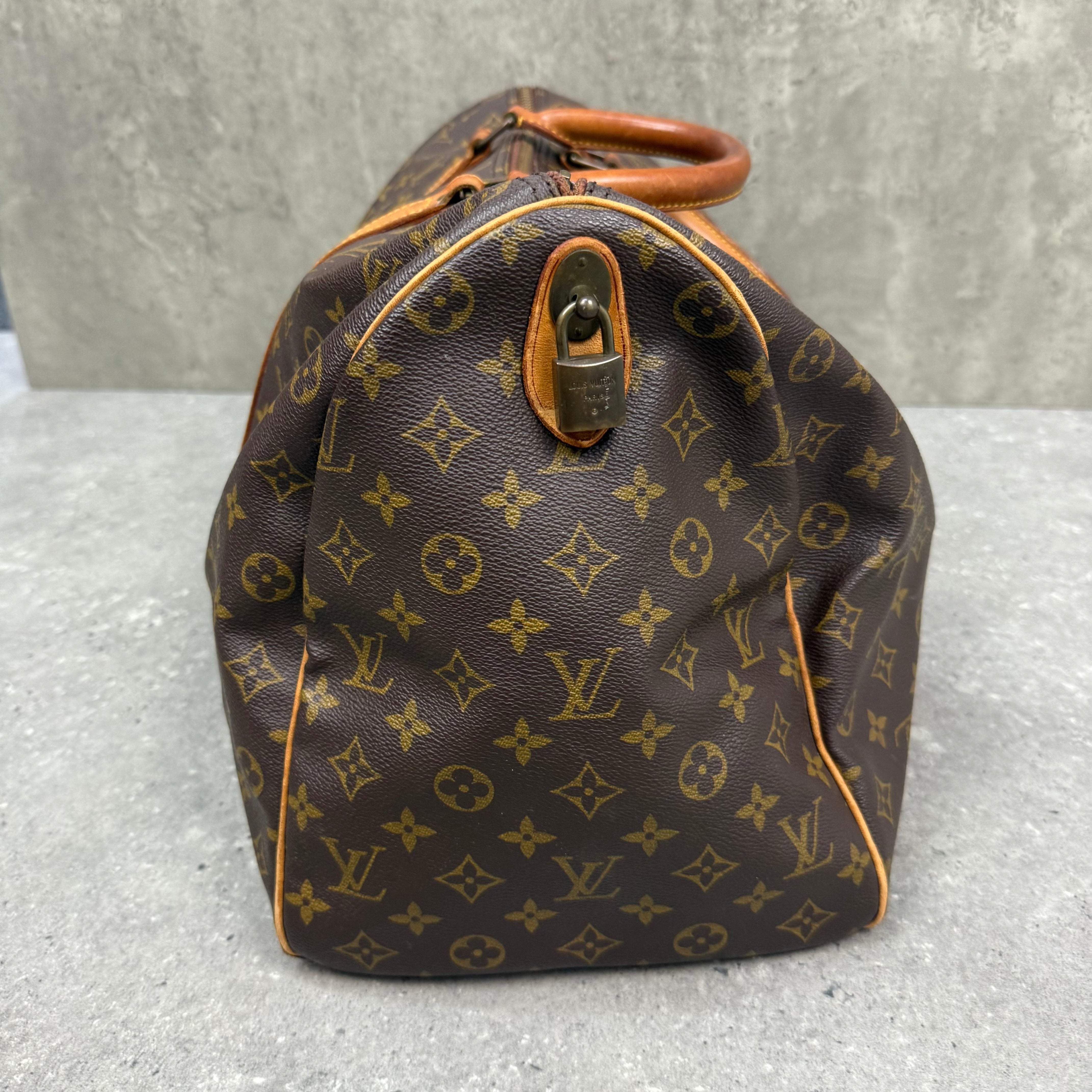 LOUIS VUITTON KEEPALL 55 DUFFLE BAG - BROWN MONOGRAM
