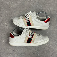 GUCCI TRAINERS WHITE - (EU 40 / UK 6)