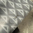 DIOR GREY CD DIAMOND MESSENGER BAG