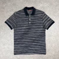 MISSONI POLO T-SHIRT BLACK - (FITS S/M)