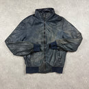 DOLCE & GABBANA LEATHER JACKET - (XS)