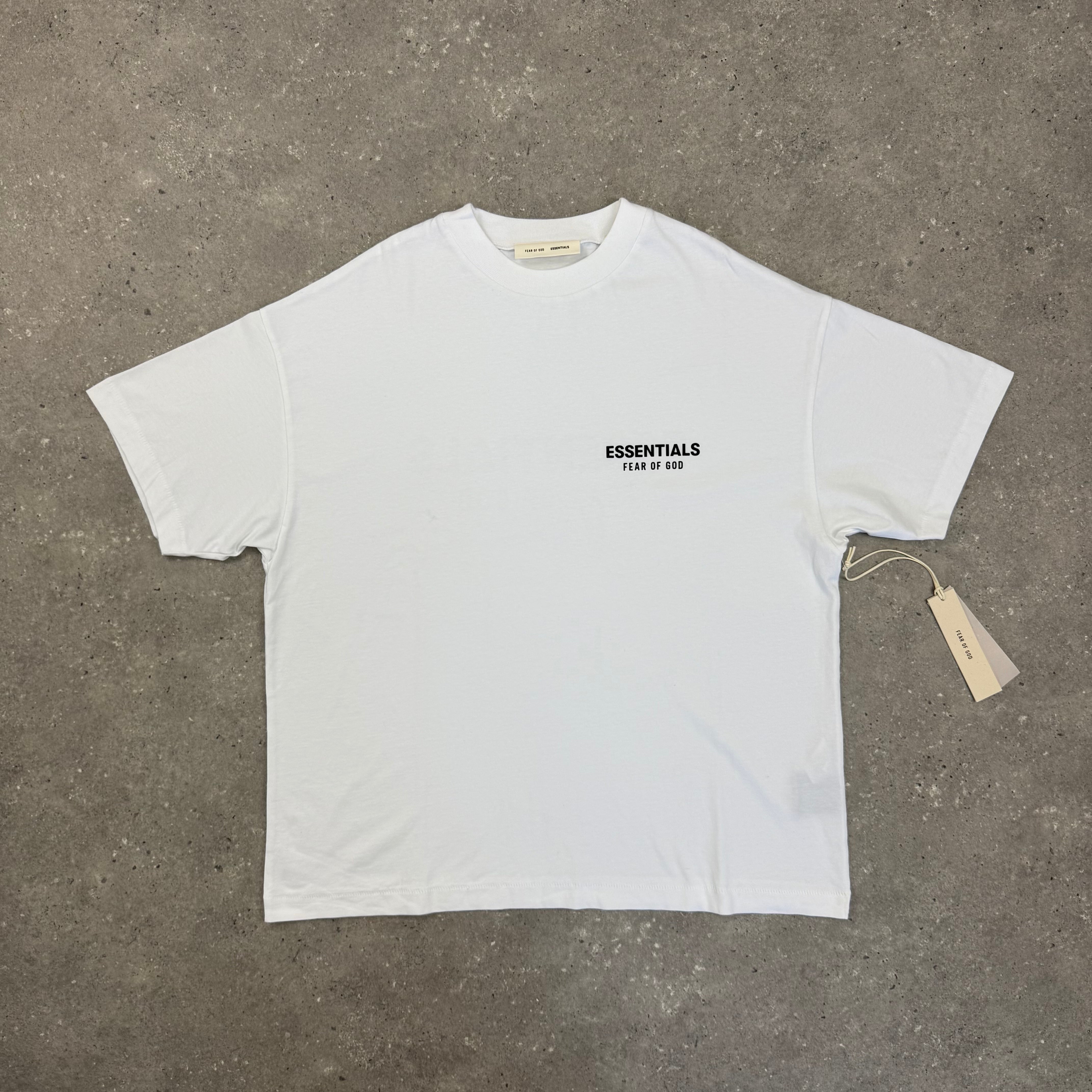 ESSENTIALS SS25 T-SHIRT - BRILLIANT WHITE