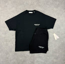 ESSENTIALS SS25 - T-SHIRT & SHORT SET - JET BLACK