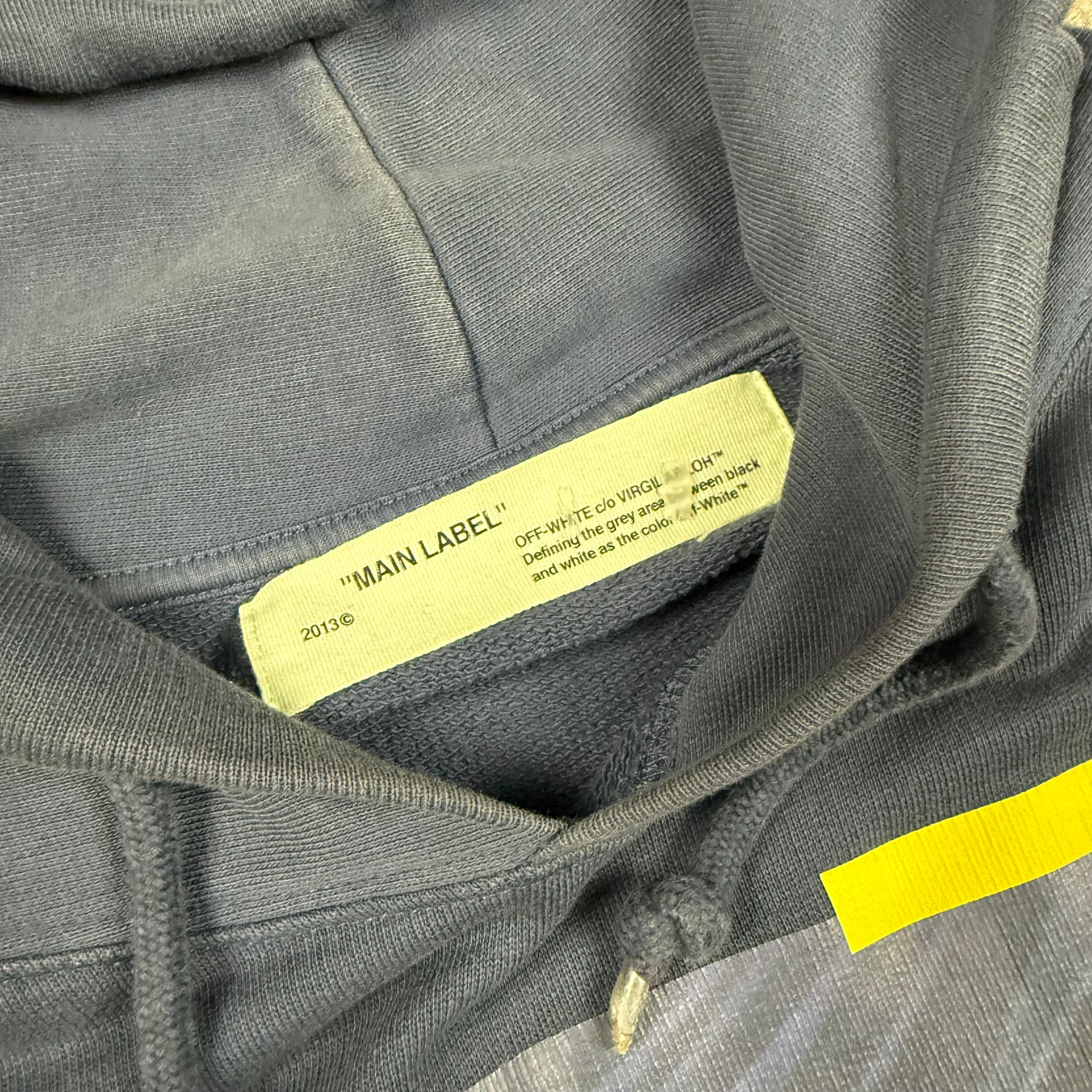 OFF WHITE HOODIE -  (FITS A LARGE)