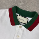 GUCCI POLO T-SHJIRT WHITE - XL (FITS L)