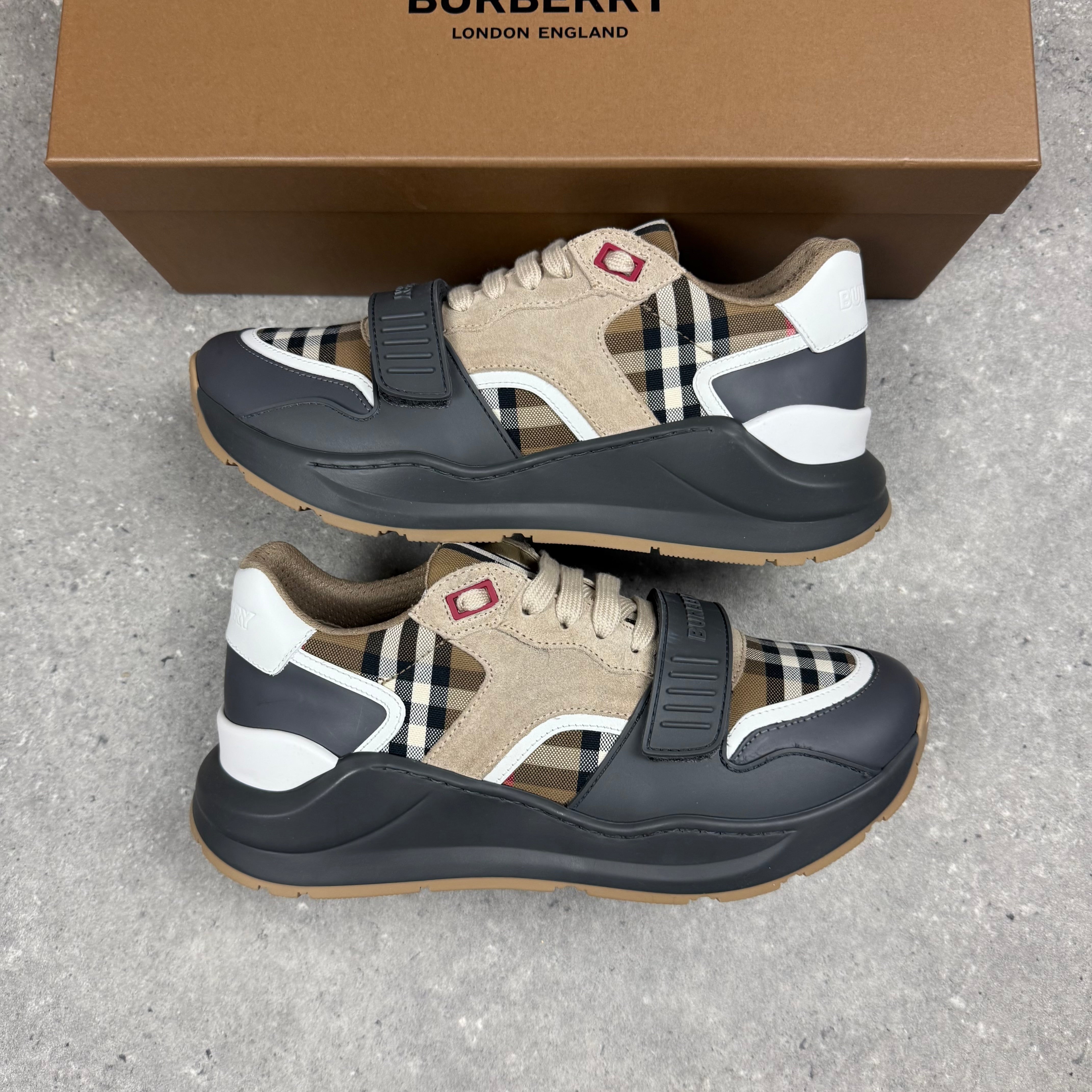 BURBERRY RAMSEY VINTAGE CHECK TRAINERS
