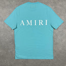 AMIRI MA LOGO T-SHIRT - BABY BLUE