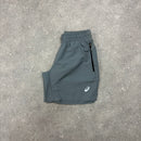 ASICS SLANT PANEL SHORTS - DARK GREY