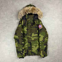 CANADA GOOSE WYNDHAM GREEN CAMO - (S)