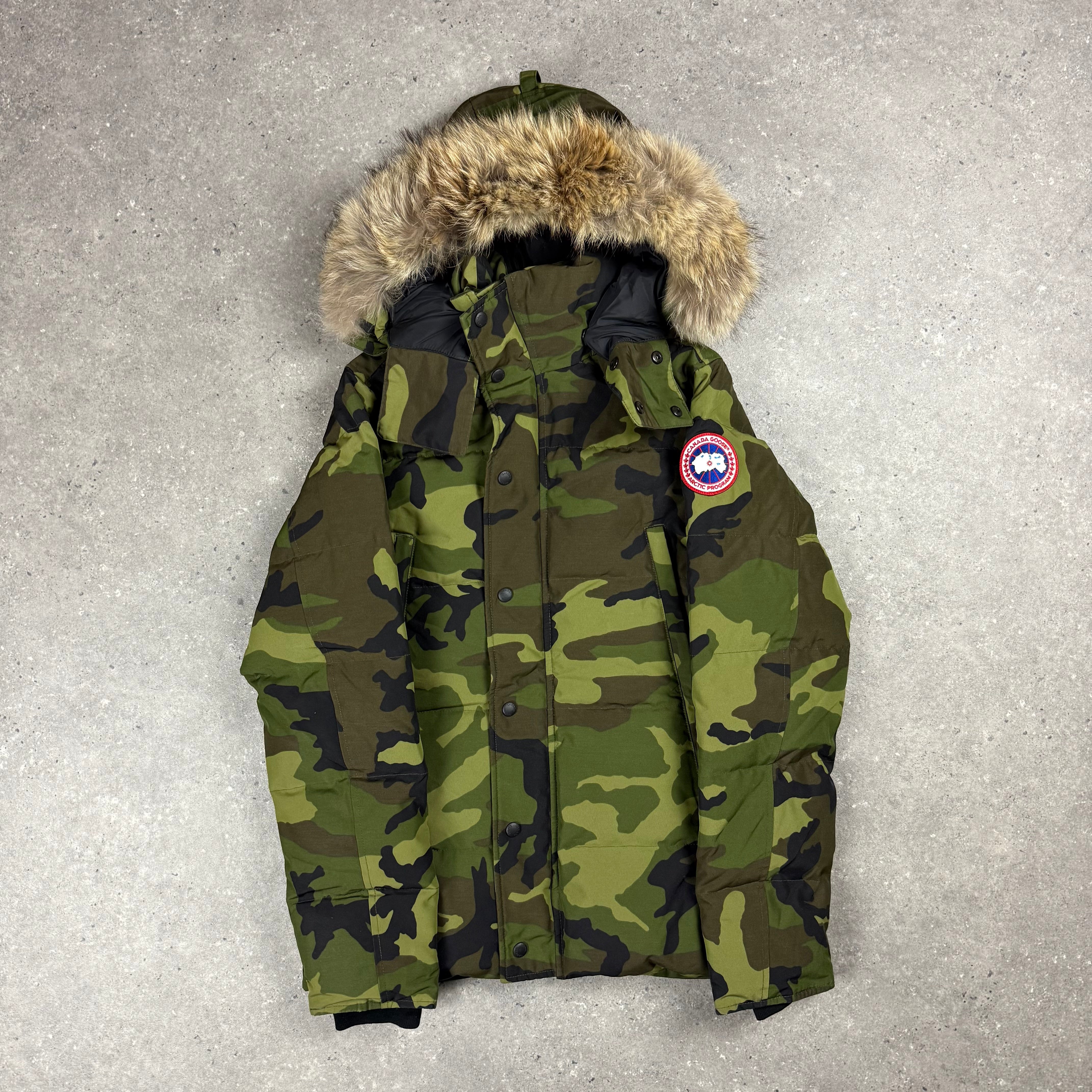 CANADA GOOSE WYNDHAM GREEN CAMO - (S)
