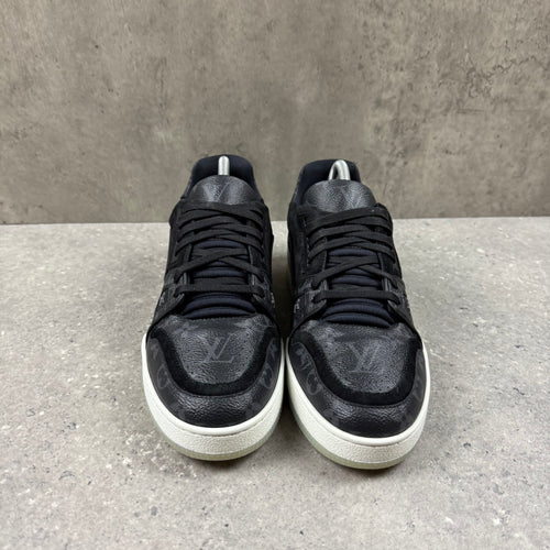 LOUIS VUITTON MONOGRAM ECLIPSE SNEAKERS - EU40 (FITS UK 7)