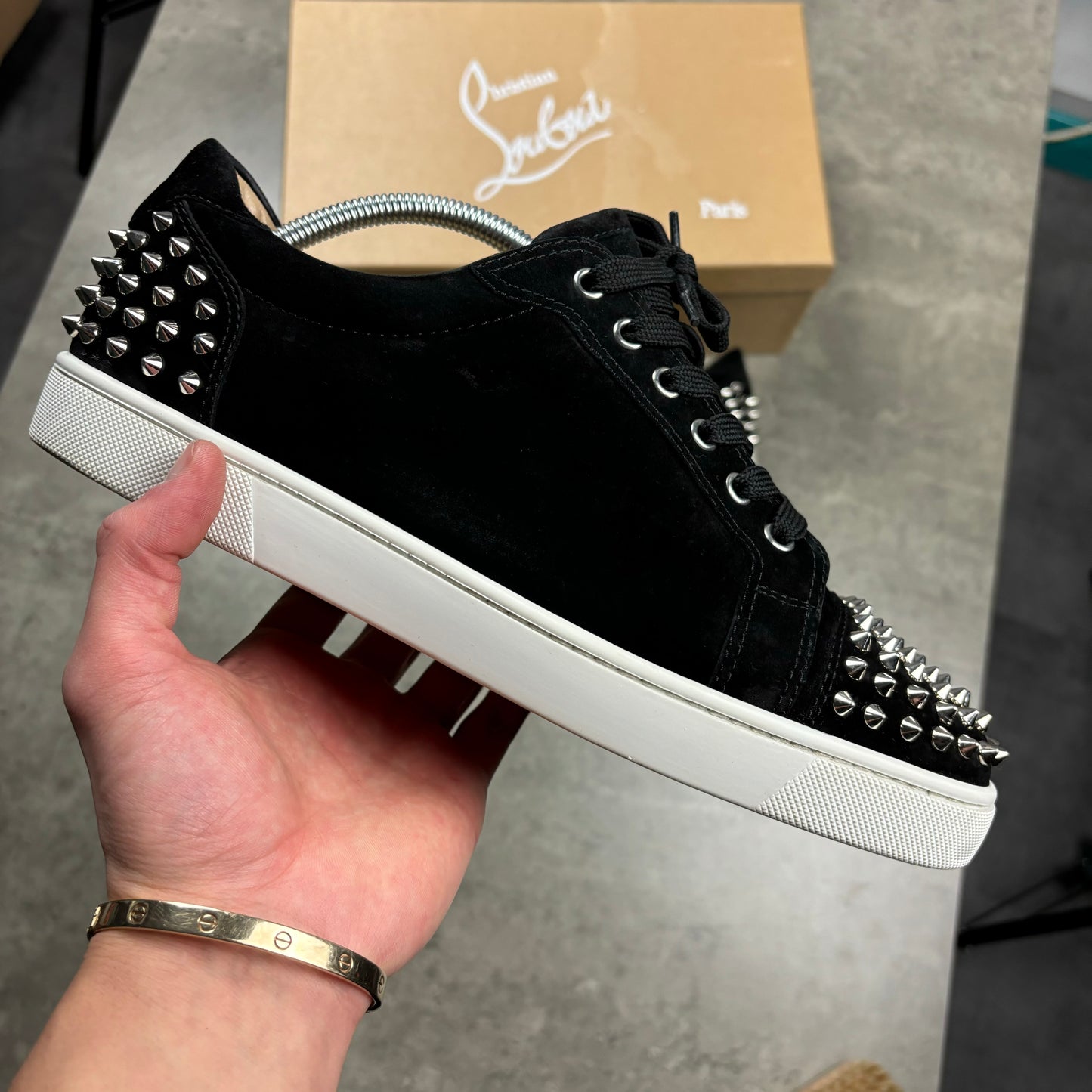 LOUBOUTIN LOW TRAINERS (FITS 9-10)