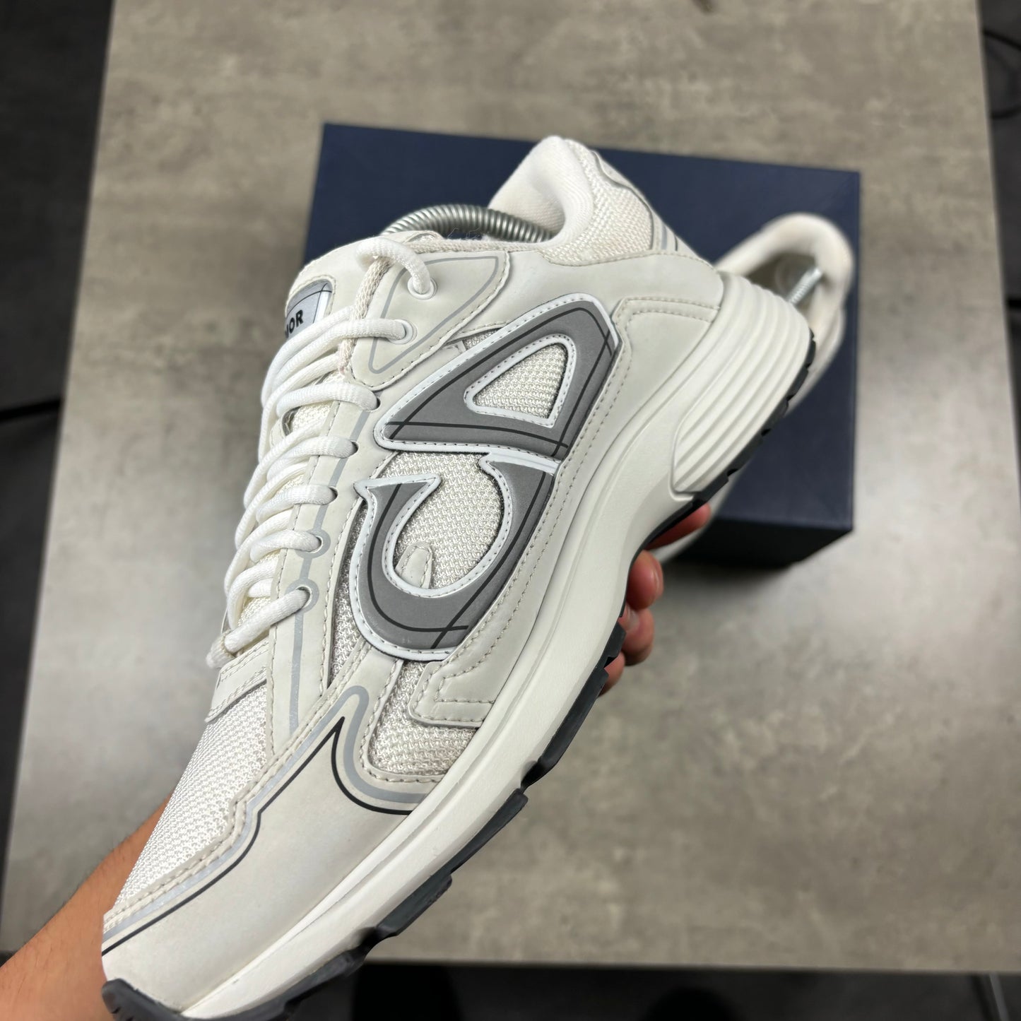 DIOR B30 TRAINERS - WHITE (FITS 7.5)