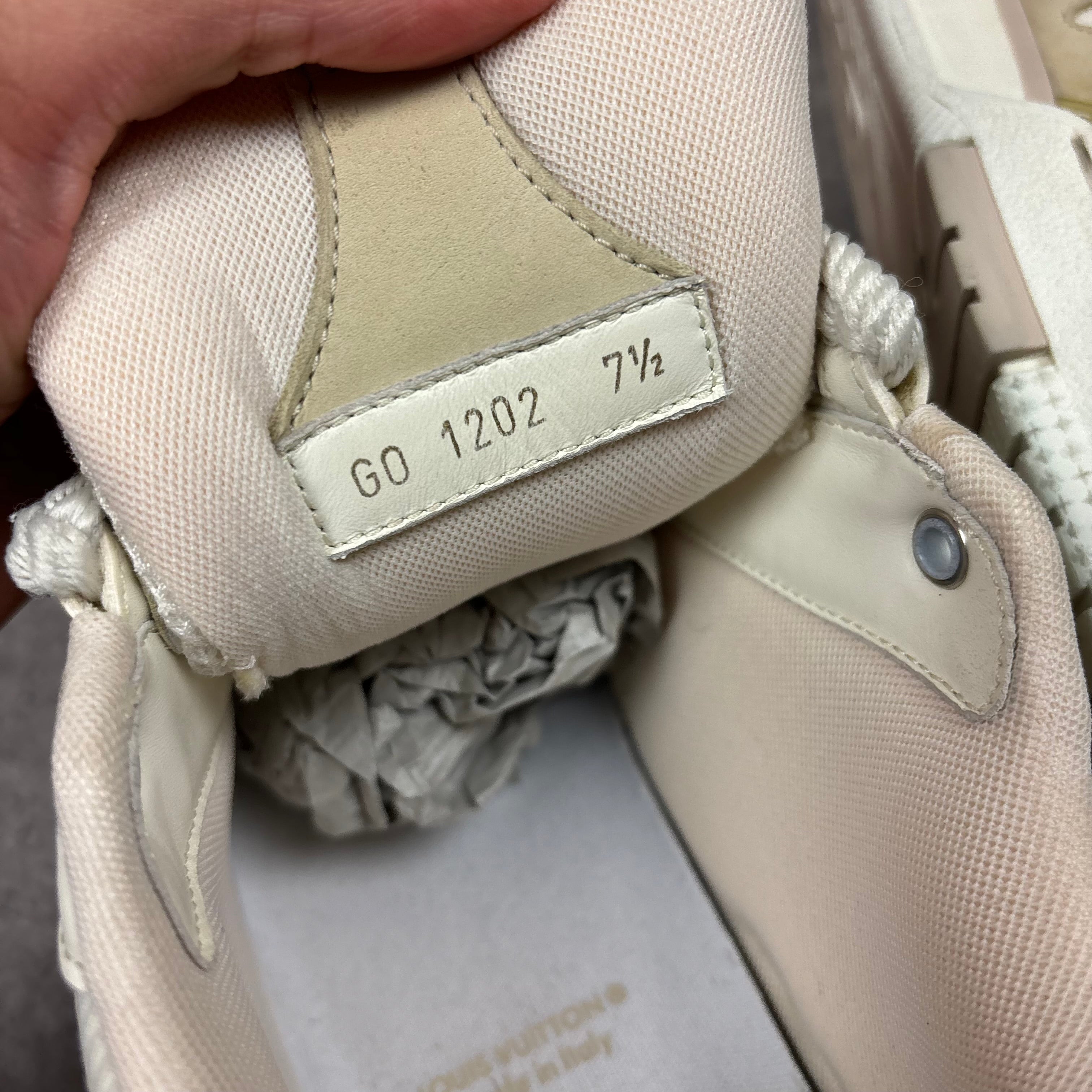 LOUIS VUITTON BEIGE SKATES - EU41.5 (FITS UK 8.5)