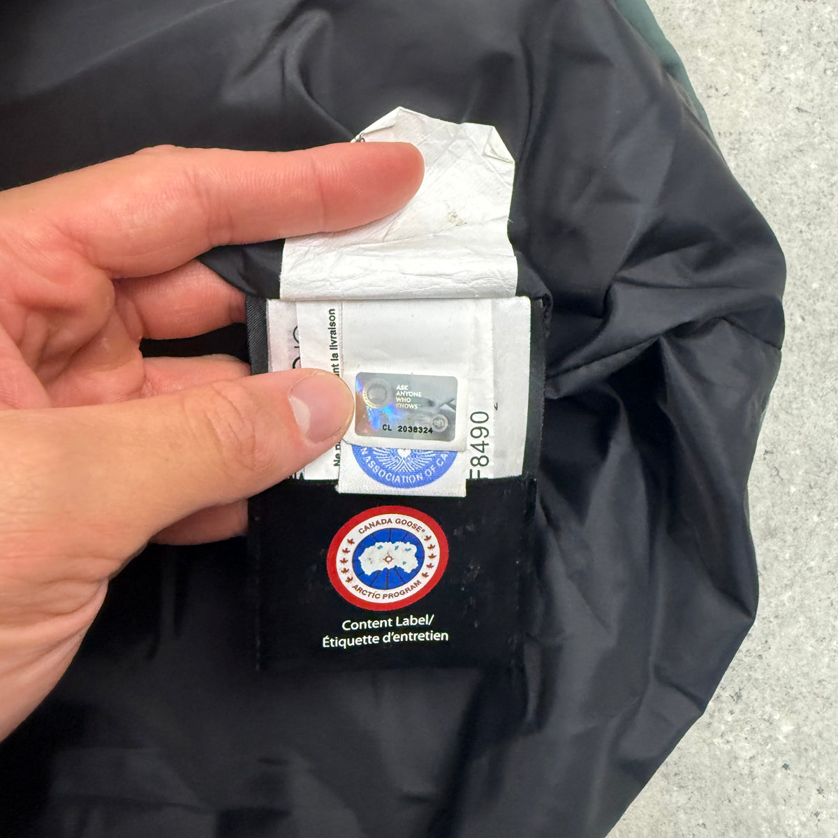 CANADA GOOSE CARSON PARKA SLATE GREEN  - (S)