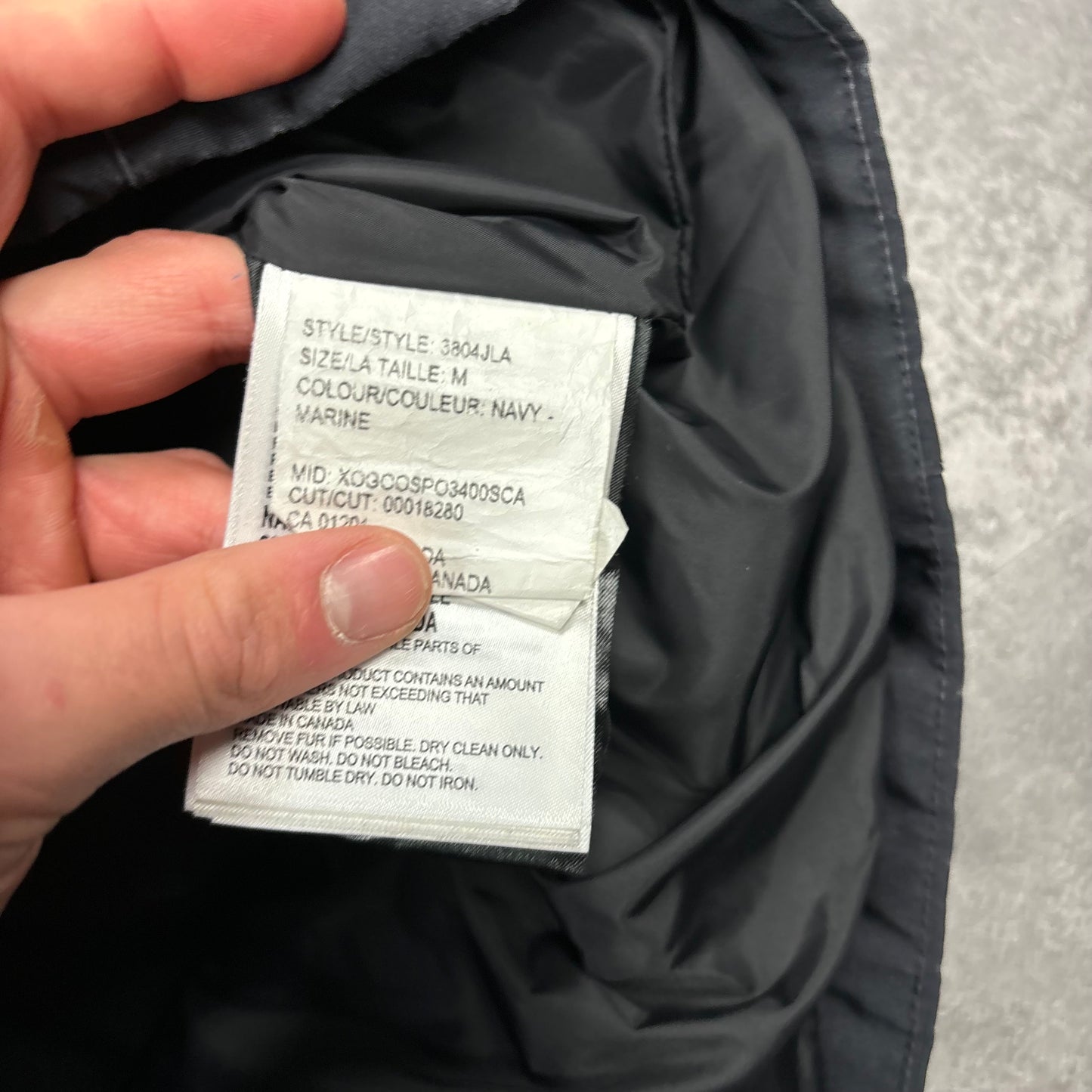 CANADA GOOSE CHELSEA PARKA (FITS A SMALL)