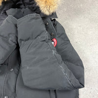CANADA GOOSE WYNDHAM PARKA BLACK - (L)