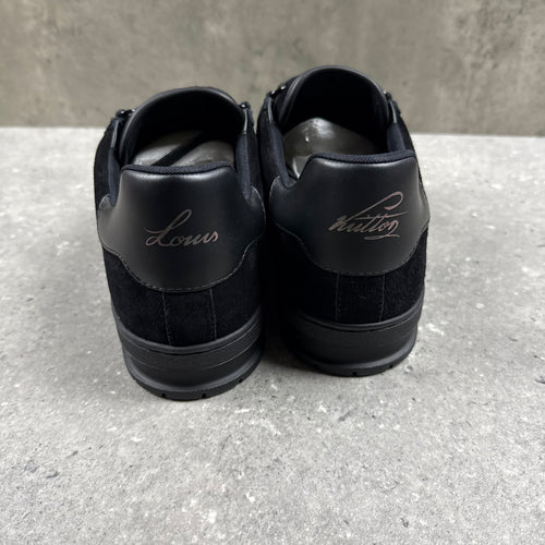 LOUIS VUITTON BLACK TRAINERS - EU41.5 (FITS UK 8.5)