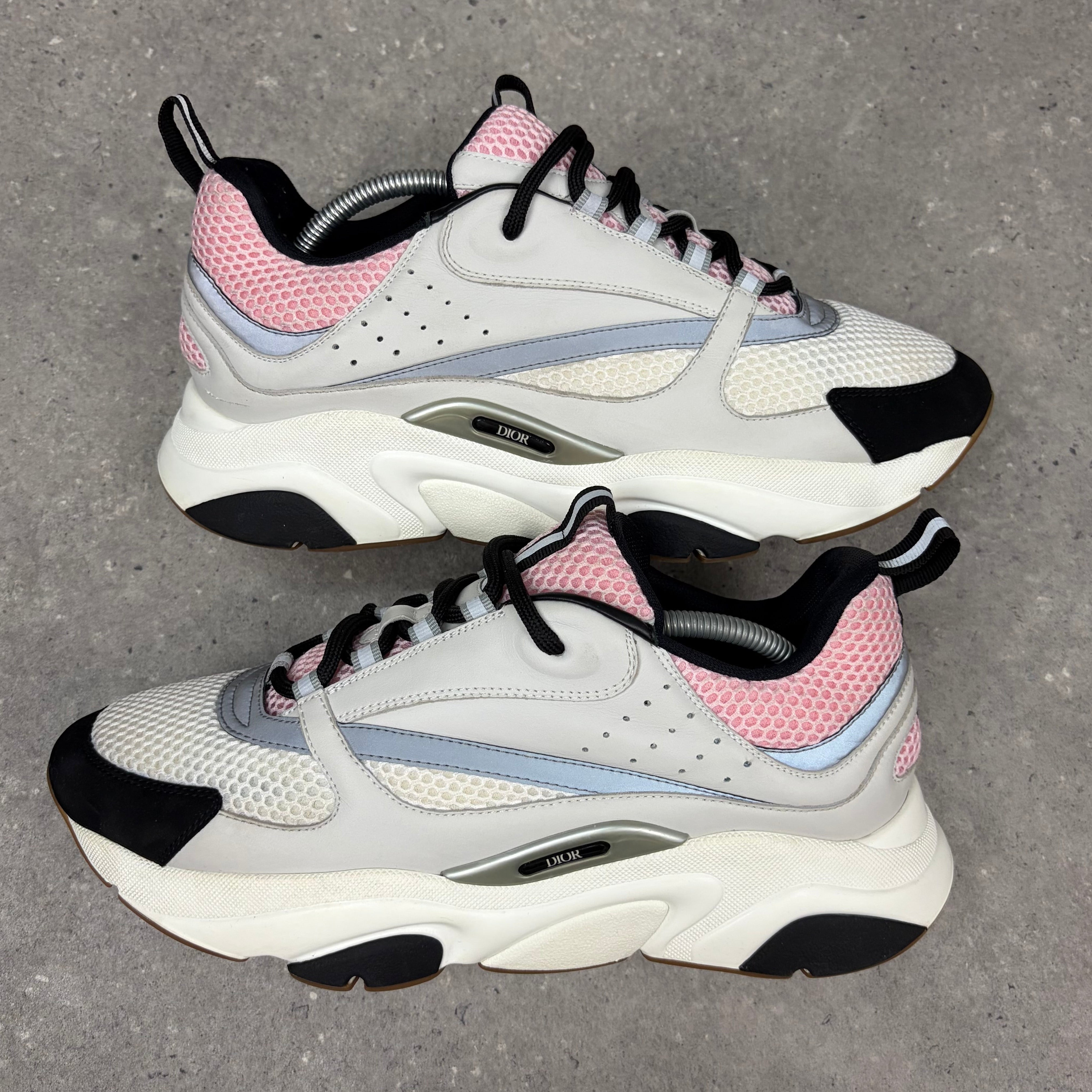 DIOR B22 WHITE / PINK - (EU 45 / UK 11)