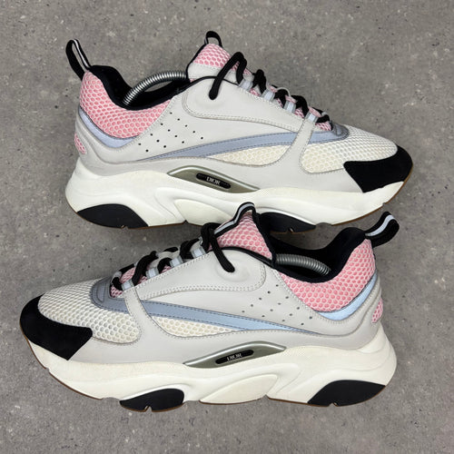 DIOR B22 WHITE / PINK - (EU 45 / UK 11)