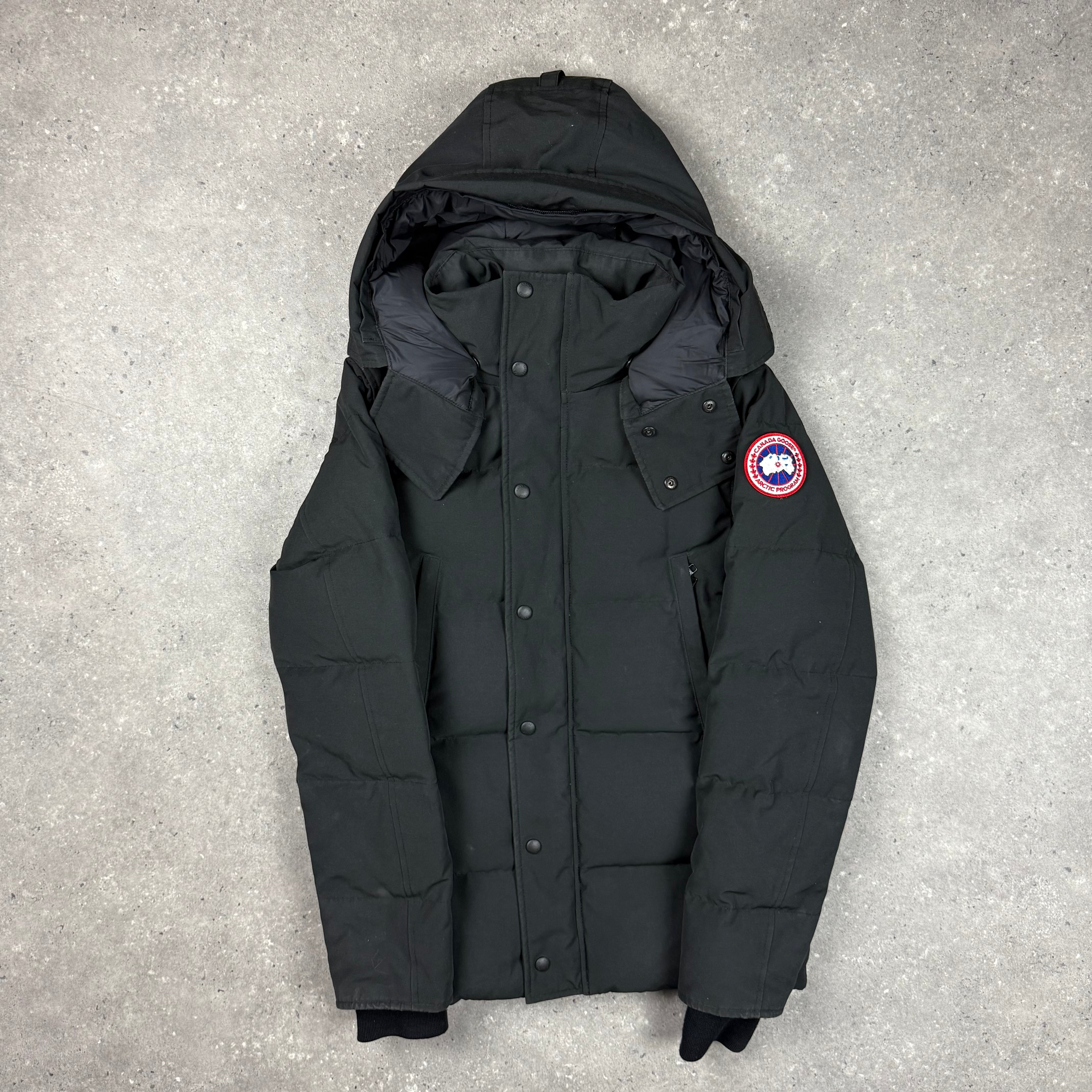 CANADA GOOSE WYNDHAM PARKA BLACK - (XS)