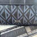 DIOR DIAMOND MESSENGER BAG - BLACK