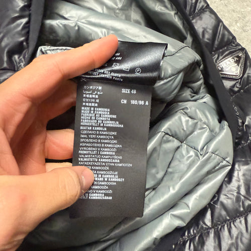 PRADA NYLON JACKET BLACK - 48 (S/M)
