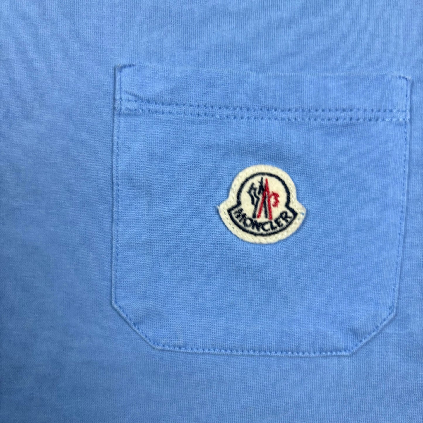 MONCLER BLUE T-SHIRT (FITS S/M)