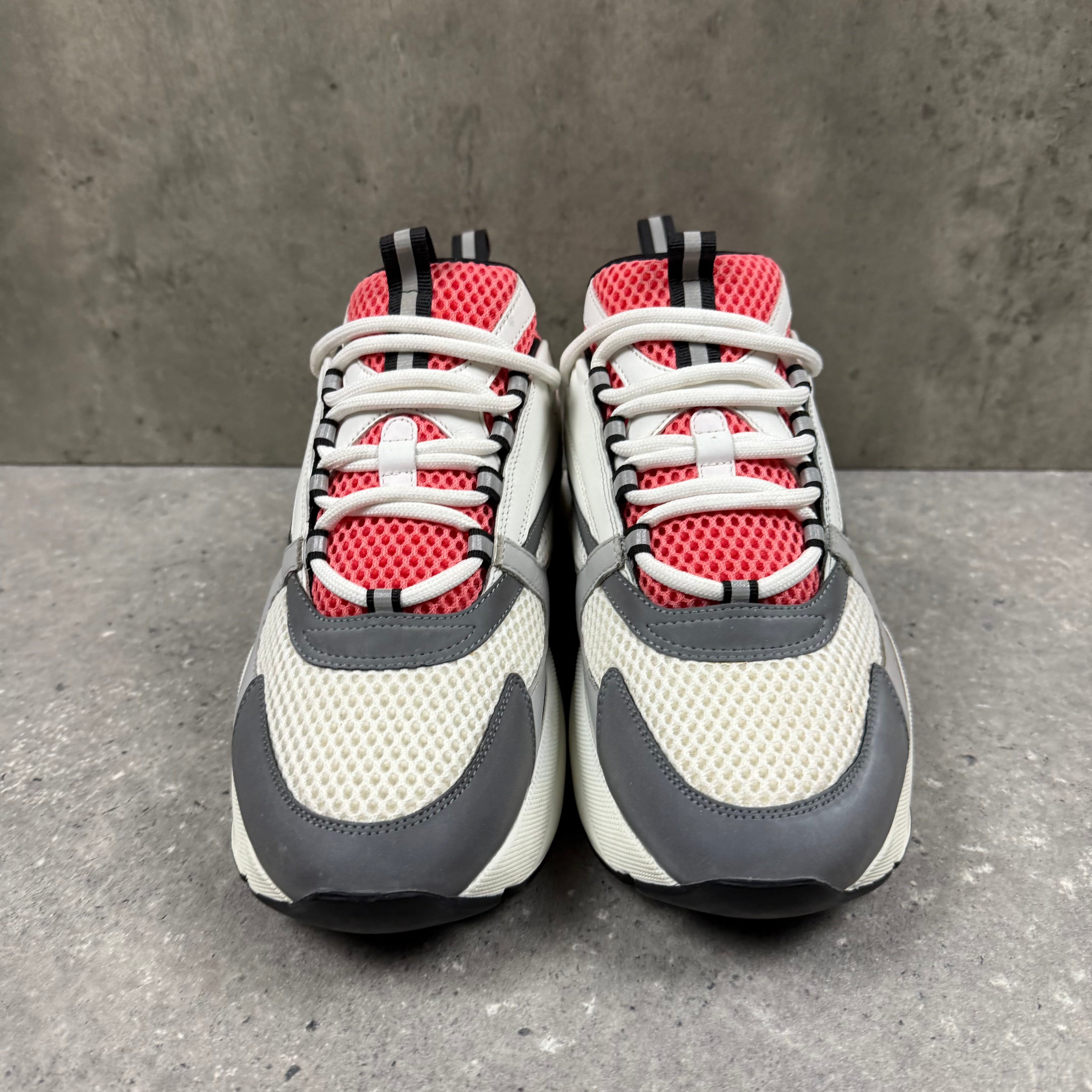 DIOR B22 WHITE / PINK - (EU42 / UK8)