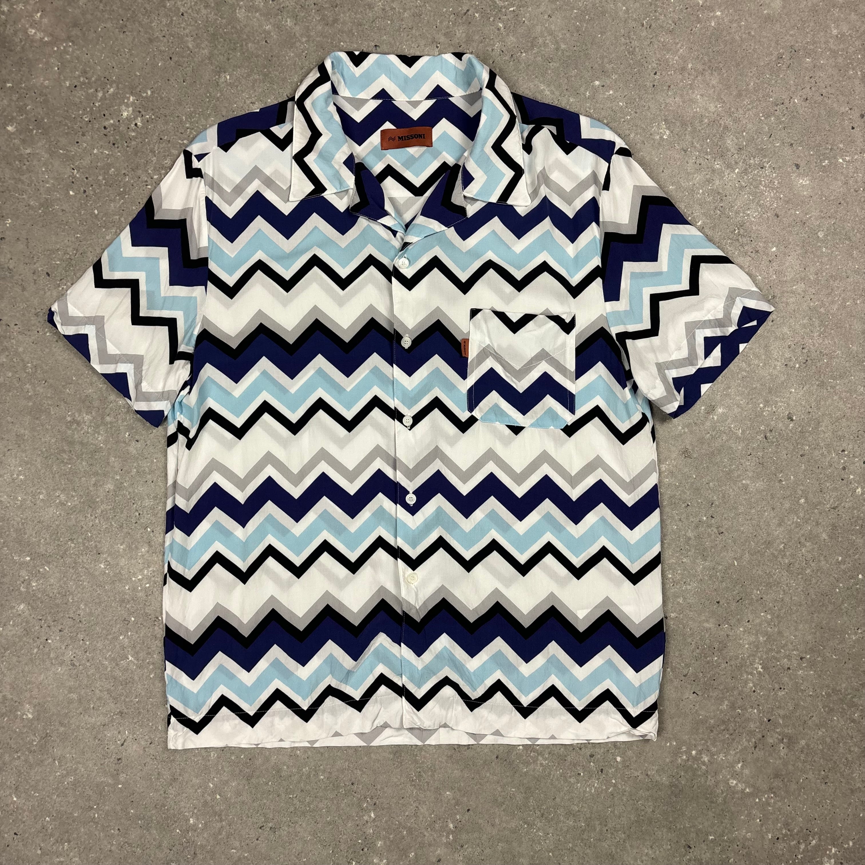 MISSONI ZIG ZAG SHIRT - (M)