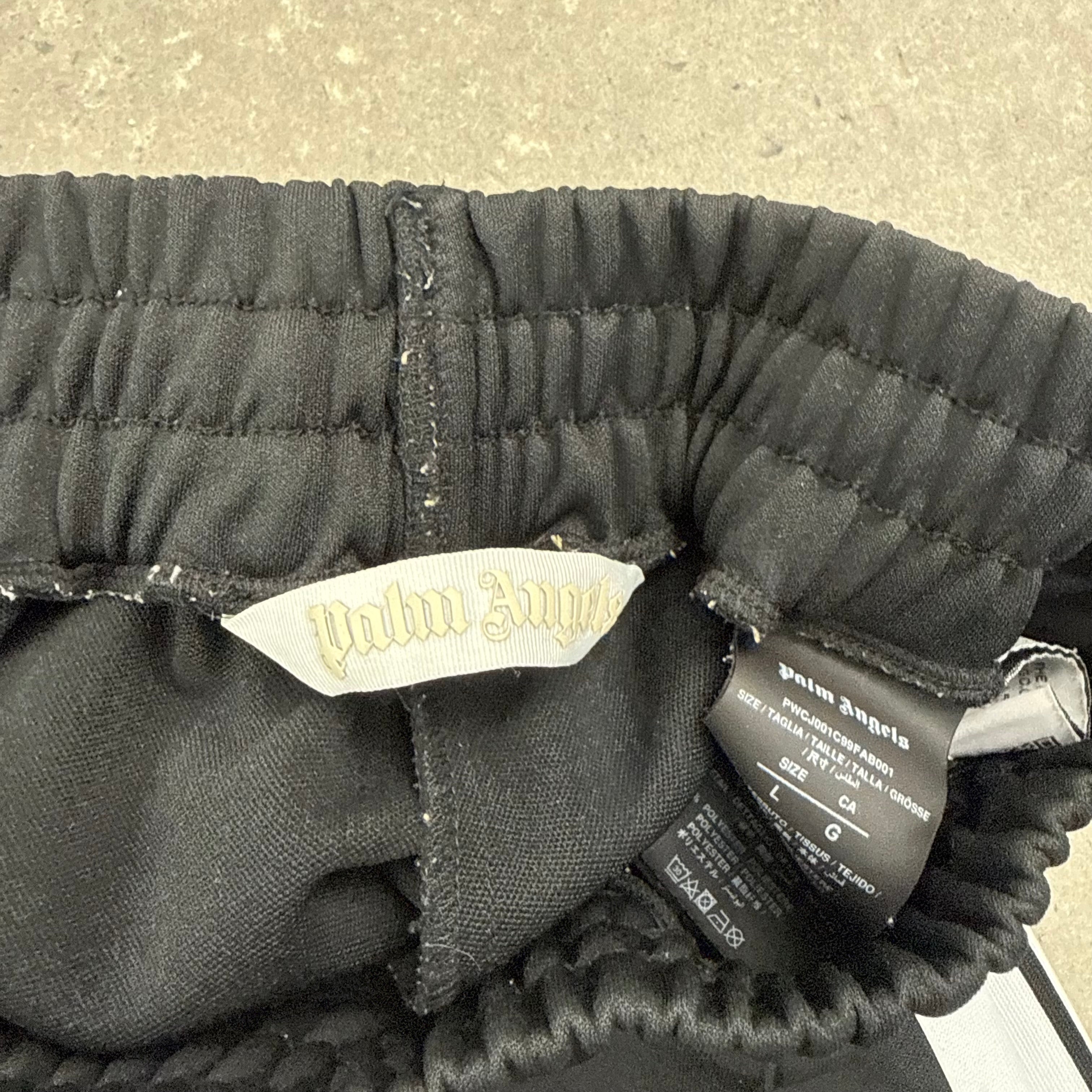 PALM ANGELS BOTTOMS BLACK - (L)
