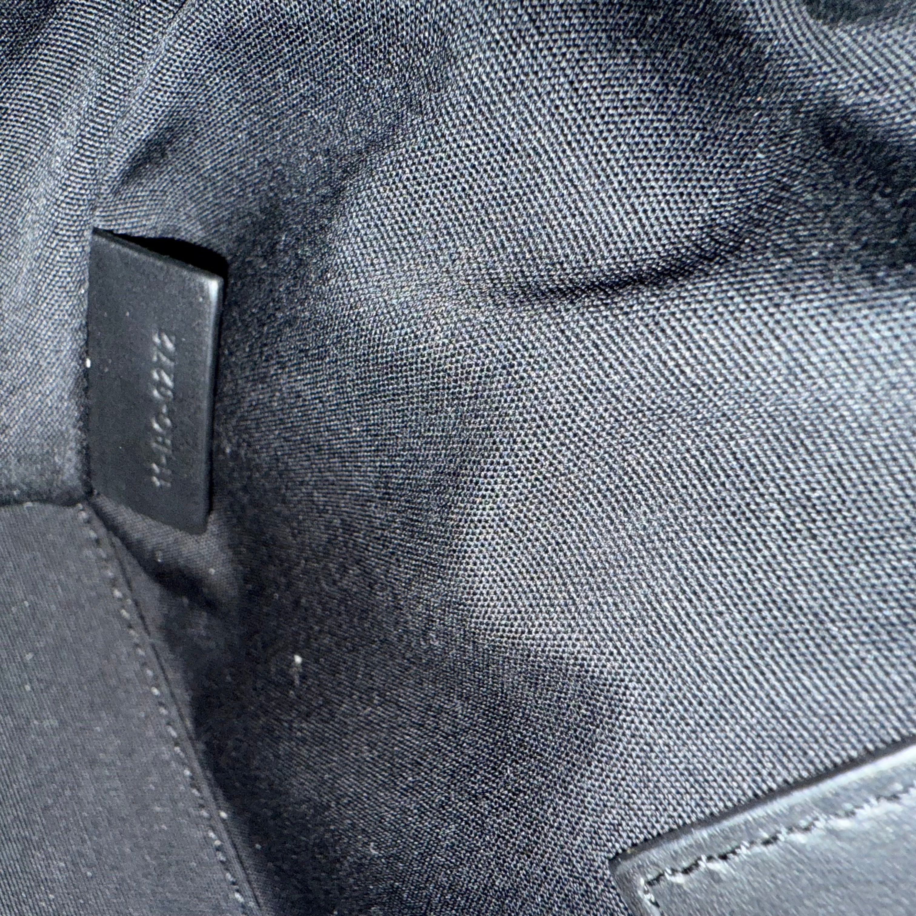 DIOR BLACK CD DIAMOND MESSENGER BAG