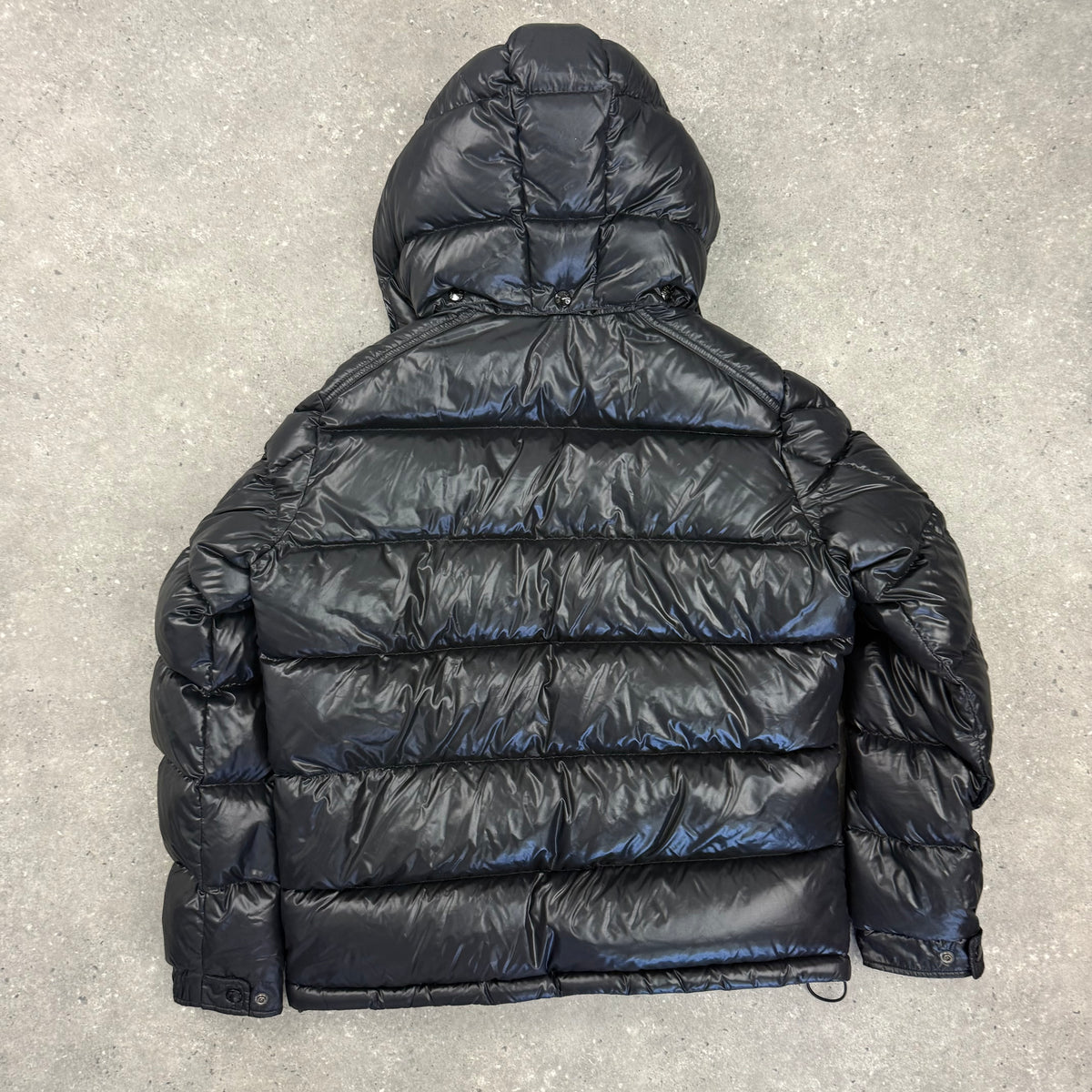 MONCLER MAYA JACKET BLACK - SIZE 4 (FITS M/L)