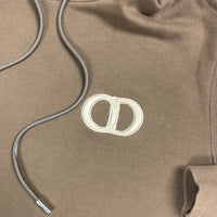 DIOR CD ICON HOODIE BROWN - M (FITS S/M)
