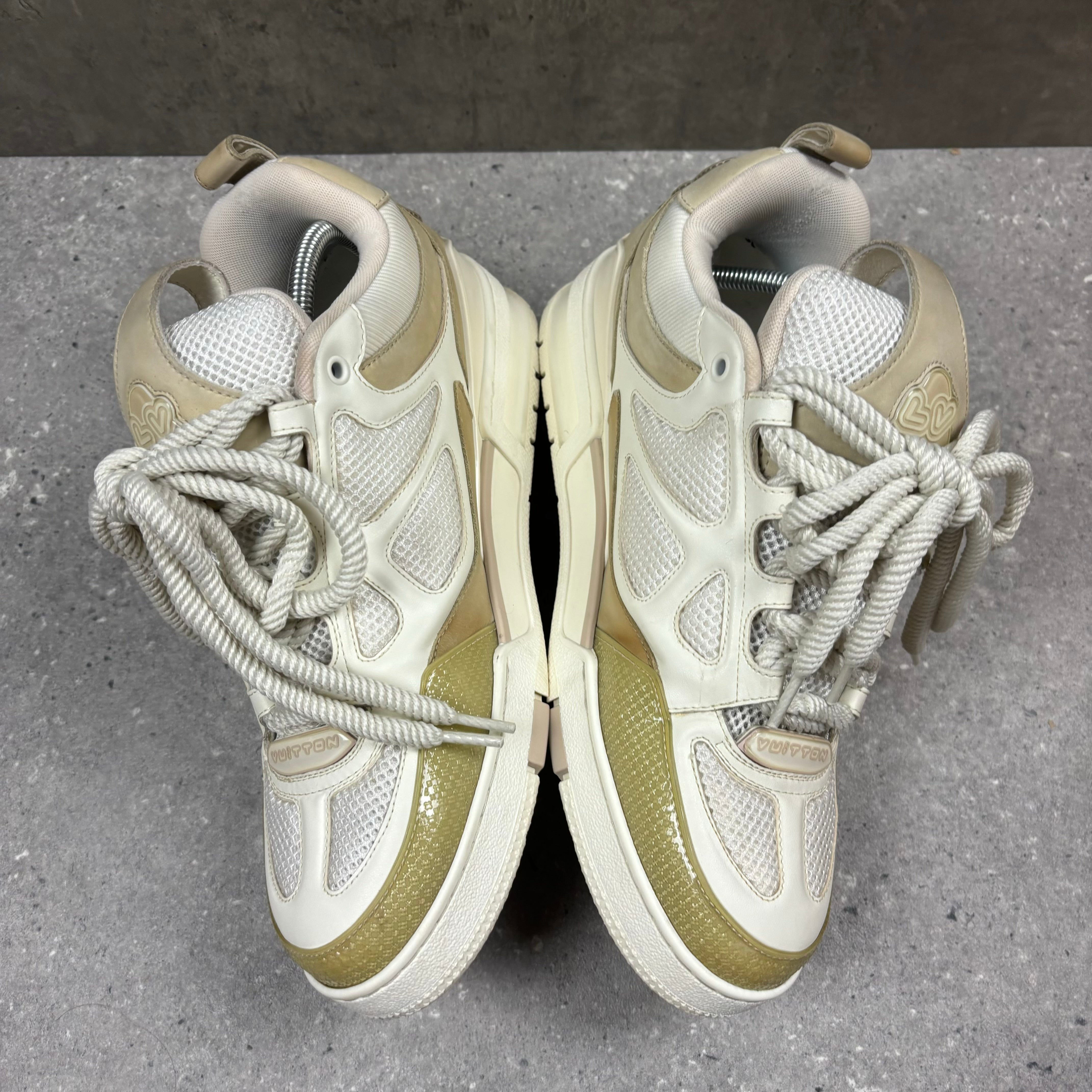 LOUIS VUITTON BEIGE SKATES EU43.5 (FITS UK10.5)