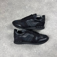 VALENTINO ROCKRUNNER BLACK - (EU42 / UK8)