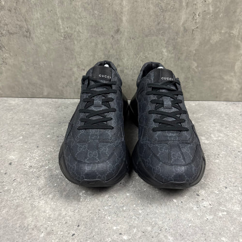 GUCCI RHYTON TRAINERS BLACK - (EU43 / UK9)