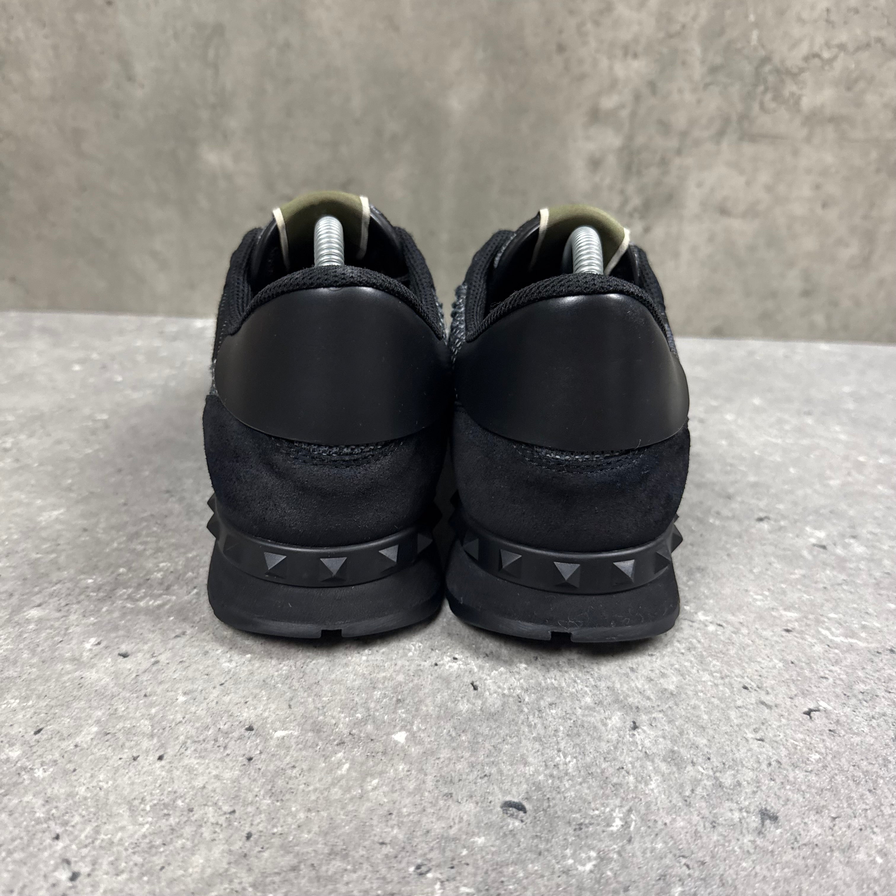 VALENTINO ROCK RUNNER BLACK/GREY - (EU42 / UK8)