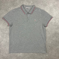 MONCLER POLO GREY - (FITS L)