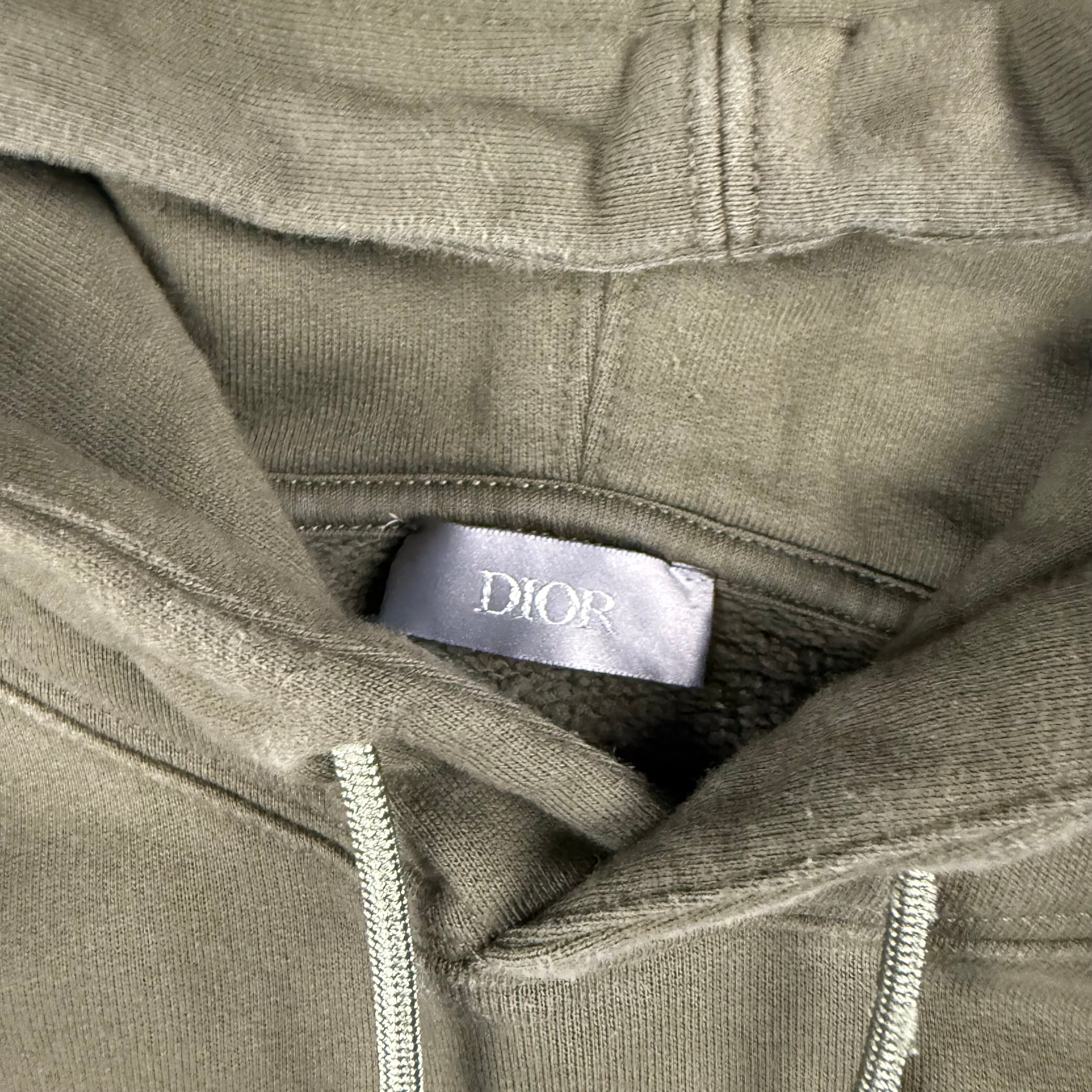 DIOR CD ICON HOODIE KHAKI - M (FITS S/M)