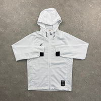 ASICS SPIRAL WINDRUNNER JACKET - WHITE