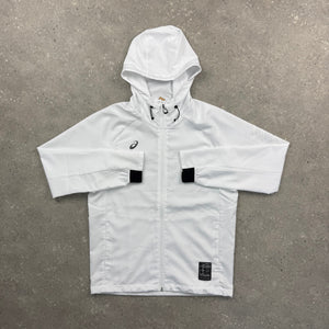 ASICS SPIRAL WINDRUNNER JACKET - WHITE