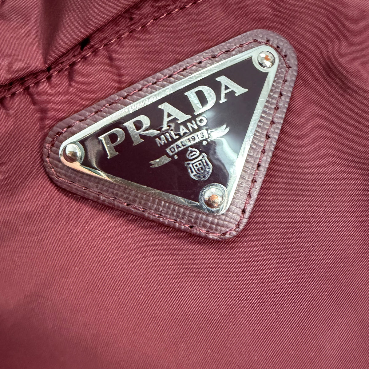 PRADA  NYLON JACKET RED - (S)