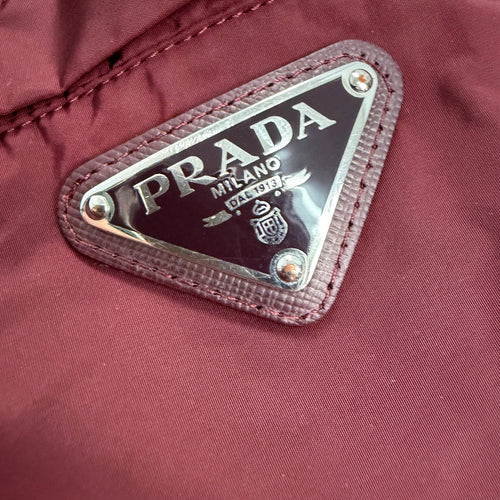 PRADA  NYLON JACKET RED - (S)
