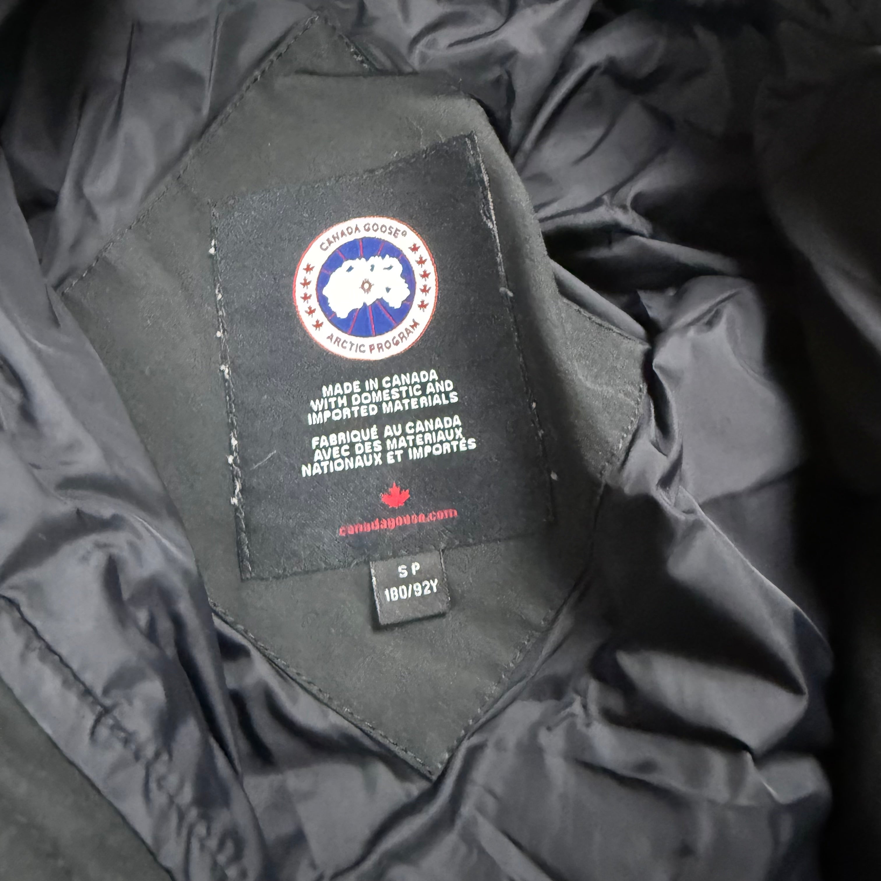 CANADA GOOSE CARSON PARKA  BLACK  - (S)