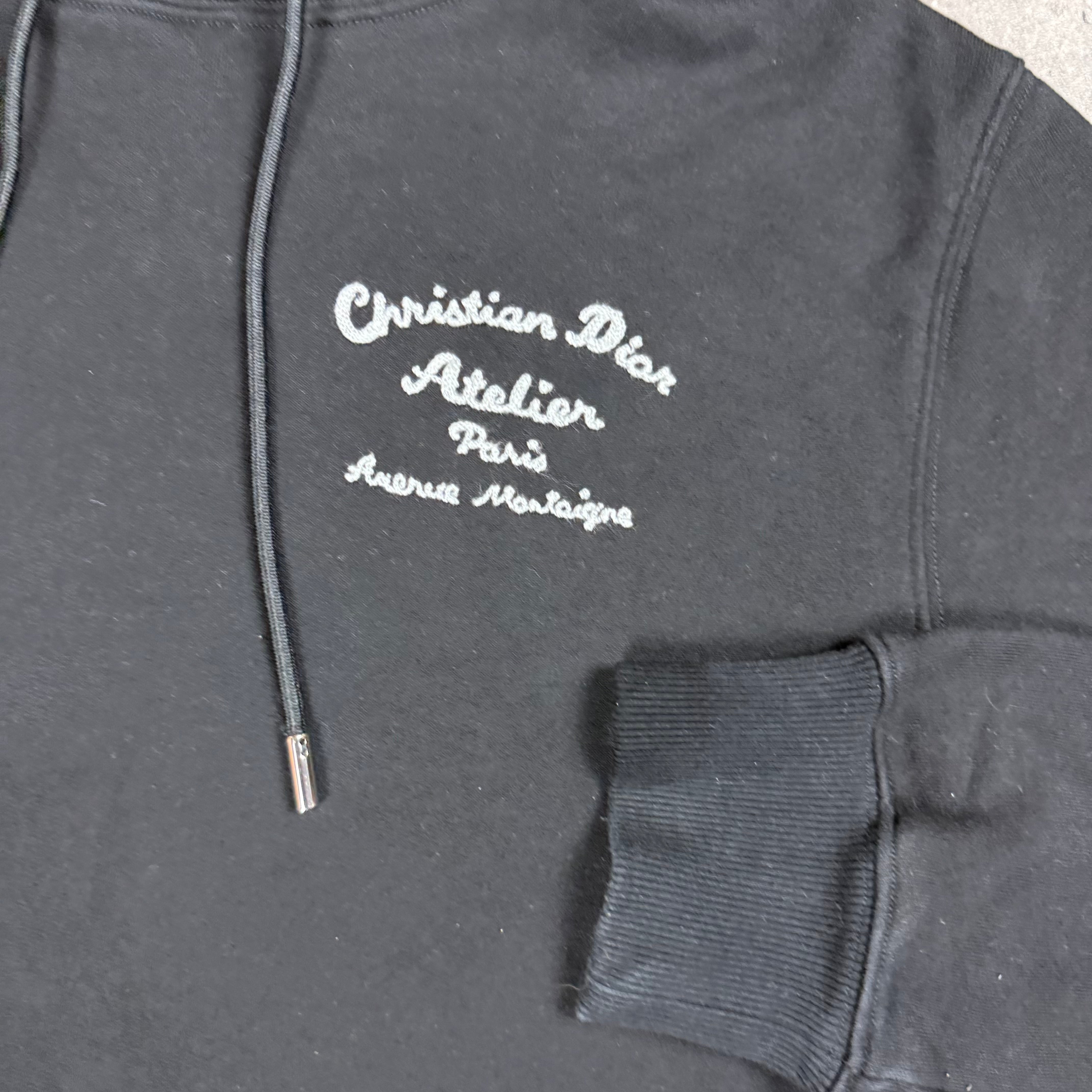 DIOR ATELIER HOODIE BLACK - (S)