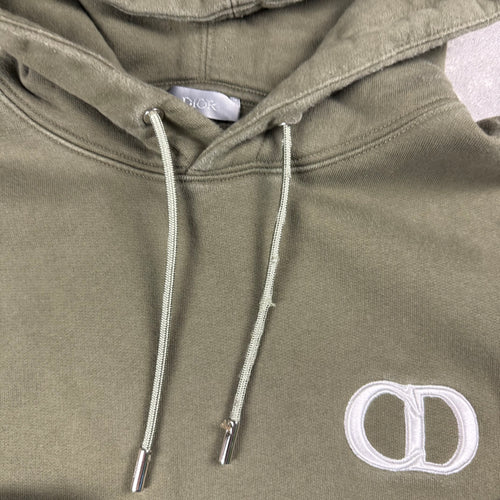 DIOR CD ICON HOODIE KHAKI - M (FITS S/M)